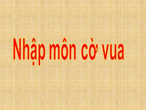 Nhập môn cờ vua