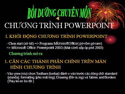 BDCM: Soan giáo án điện tử cho GV mới học vi tính