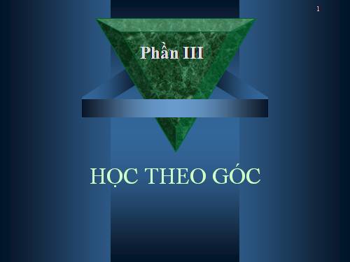 Kỹ thuật học theo góc