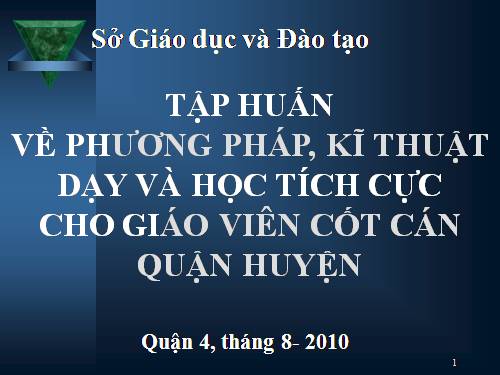 Dạy học tích cực