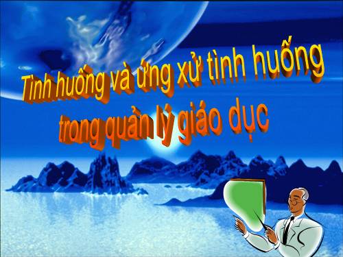 Xử lý tình huống giáo dục