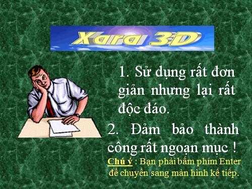 Hướng dẫn sử dụng chương trình Xara 3D