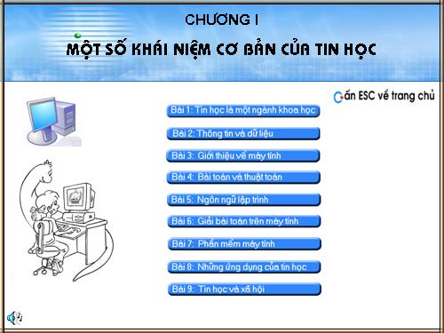 MỘT SỐ KHÁI NIỆM CƠ BẢN CỦA TIN HỌC