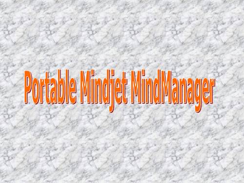 Portable Mindjet MindManager - Phần 1