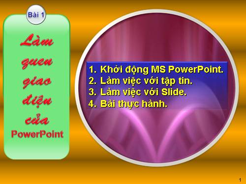 Bài cơ bản - làm việc với giao diện