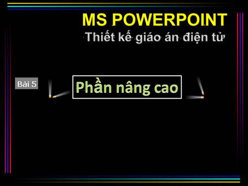 Phần nâng cao - Làm việc với các biểu đồ