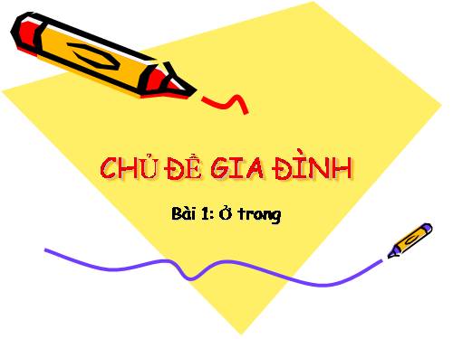 chủ đề gia đình