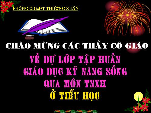 GD kỹ năng sống qua môn TNXH