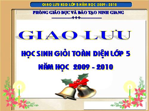 GLHSG- lớp 5- Ninh Giang