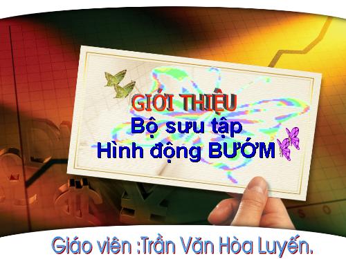 Hình động. Bướm xinh