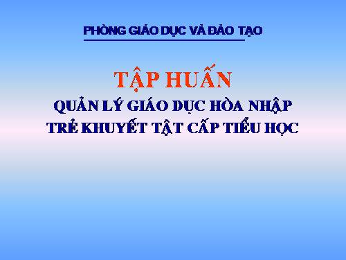 Tap huan NOI DUNG