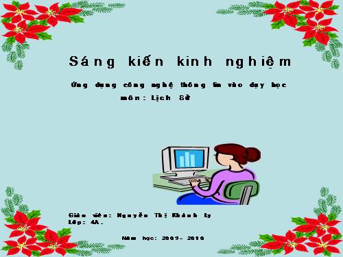 Sáng kiến kinh nghiệm