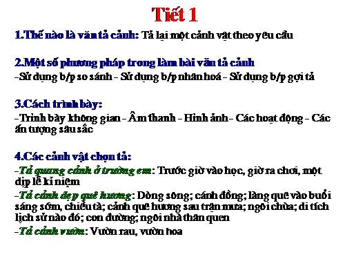 BỒI DƯỠNG VĂN LỚP 5