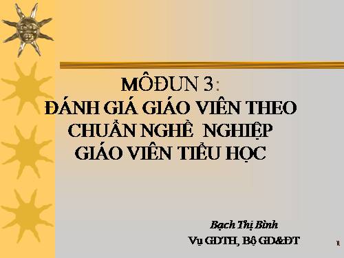 Đánh giá GV theo chuẩn