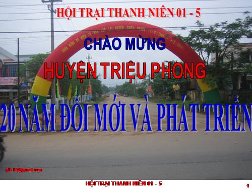HỘI TRẠI 01 - 5 TRIÊU PHONG