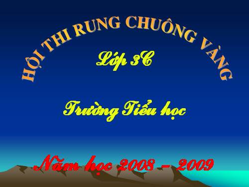 Rung chuong vang lop33