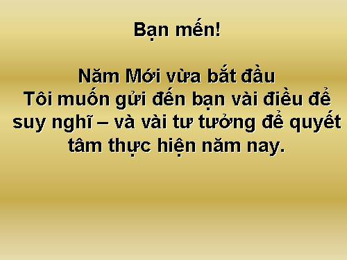 40 quyết tâm trong năm