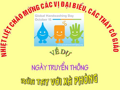 Câu hỏi rửa tay với xà phòng