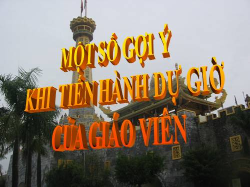 dự giờ của giáo viên