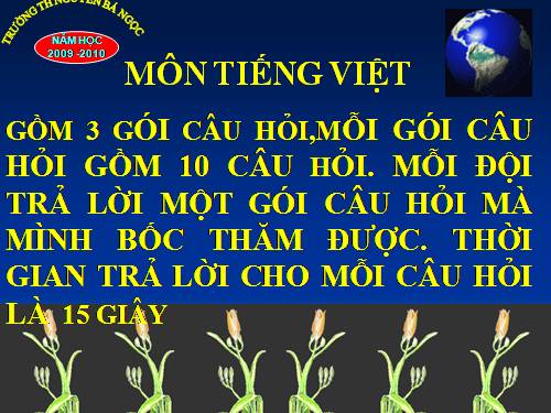 THI MON TIENG VIET