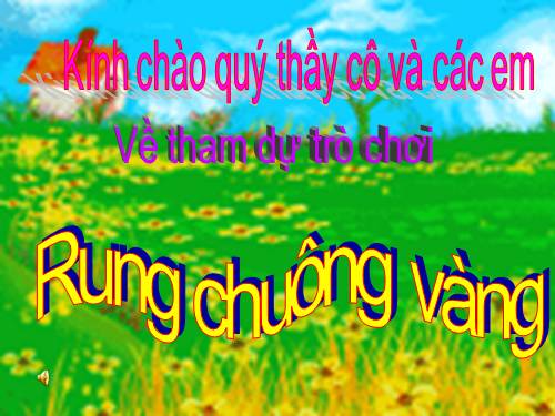 Ruong vang lop 3 (Trac nghiem)