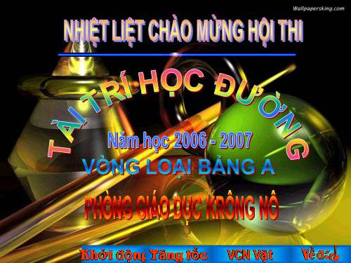 TAI TRI HOC DUONG BANG A