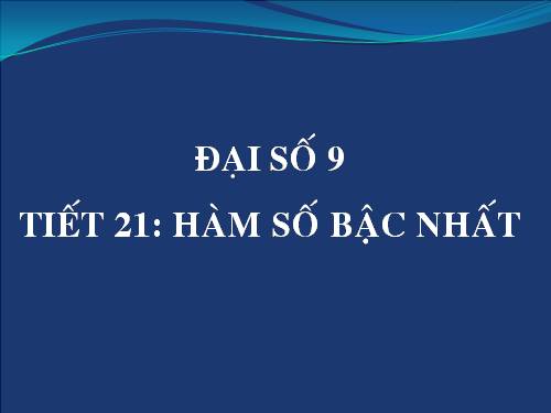 HAM SÔ BAC NHẤT-