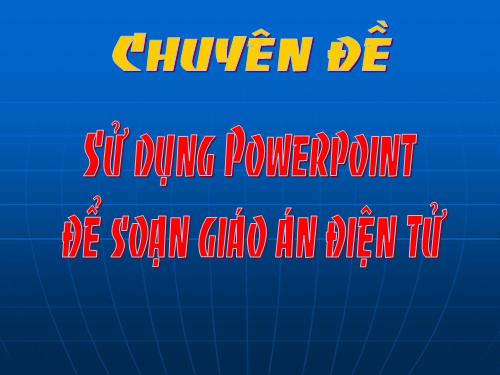 trình chiếu Powerpoint