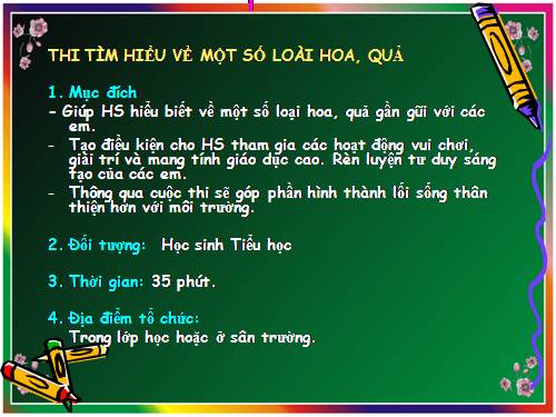 Trò chơi-Tìm hiểu các loại rau, hoa