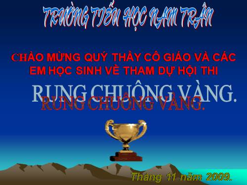 Đề Rung chuông vàng K5