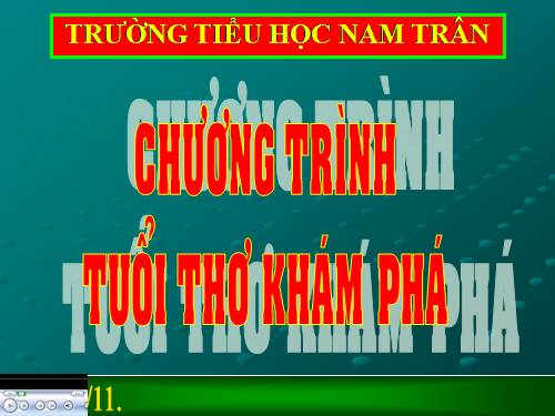 Chương trình Tuổi thơ khám phá