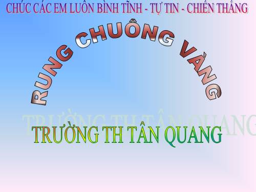 Rung Chuông Vàng( Vừa ra lò 13/01/2010)