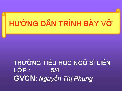 hướngdanghi vo