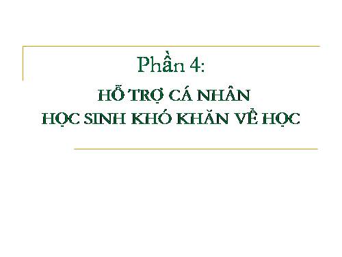 TRẺ KK VỀ HỌC