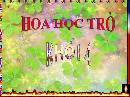 Trò chơi HOA HỌC TRÒ