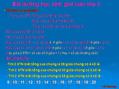 bồi dưỡng HSG lớp 5