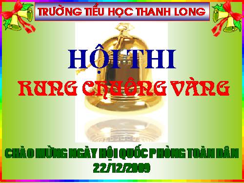 Hoi thi rung chuong vang 22/12