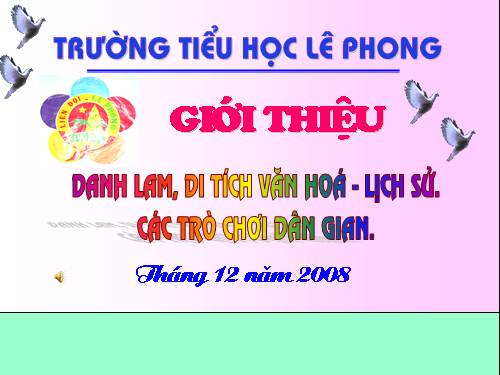 GIỚI THIỆU TRÒ CHƠI DÂN GIAN