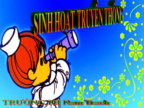 Sinh hoạt truyền thống-2009-NT.ppt