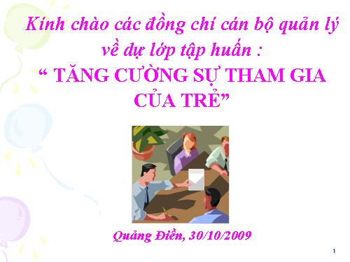 Nâng cao hiểu biết về sự tham gia của tre