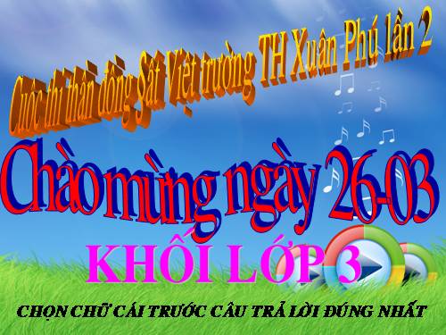 Thi Than Đong Đat Viet lop 3