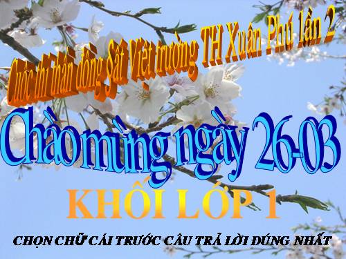 Thi Than Đong Đat Viet lop 1