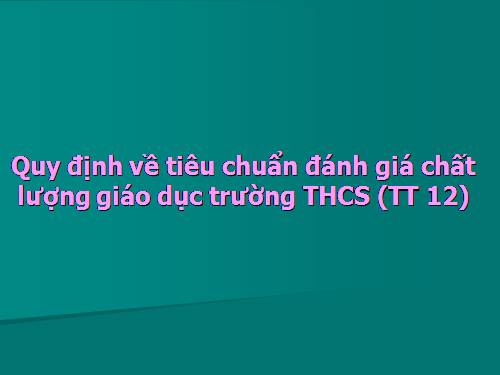 TẬP HUẤN KIỂM ĐỊNH CLGD PHẦN I