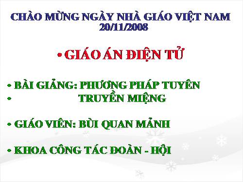 tuyên truyền miệng