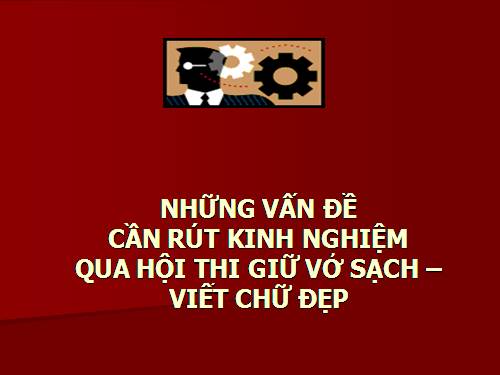 BC tham luận về Vsạch-Cđẹp TH