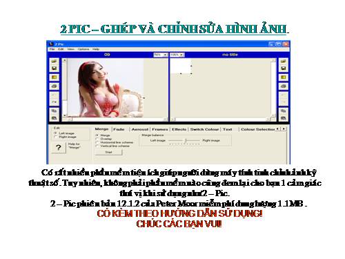 Phần mềm chỉnh sửa ảnh miễn phí nhỏ gọn. Tuyệt vời!