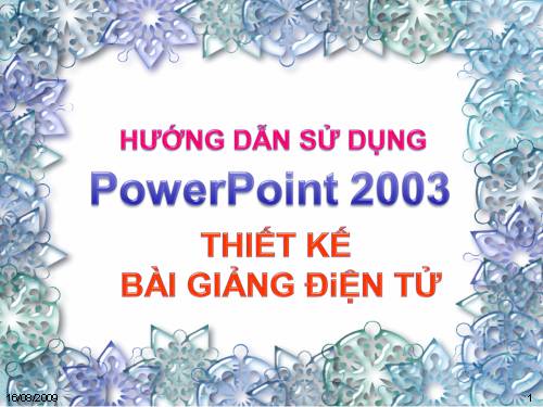 HD thiết kế bài giảng điện tử 1 (giới thiệu)