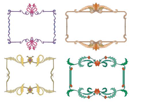 Bộ sưu tập khung hình trang trí (a)