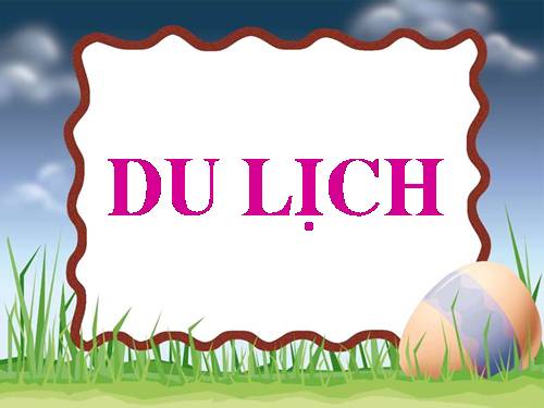 Du lich-He 2009.ppt