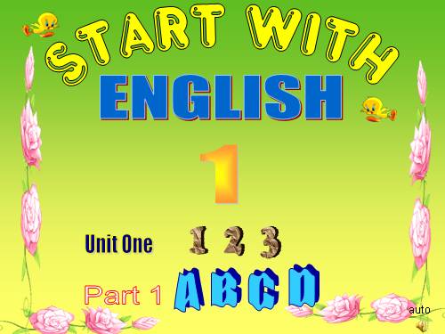 Start With English 1 Unit 1 A B C D